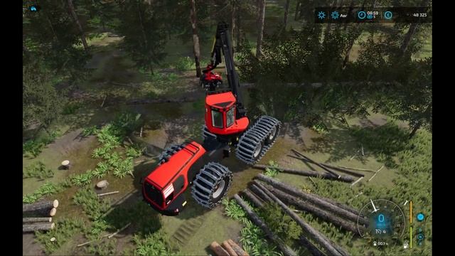 FS22?Komatsu 951?Logging?New Map?The first cutting area? смотреть онлайн