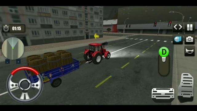 Heavy Tractor Trolley Cargo Simulator 3D | City Mod | Tractor Game | Android Gameplay FHD смотреть онлайн