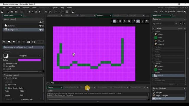 Уроки по GameMaker. Как сделать свою 2d игру на гейммекер. Делаем платформер на GM Часть 2 смотреть онлайн