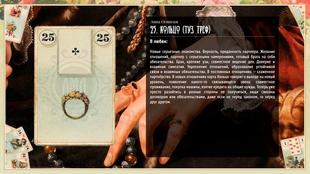 Значение Ленорман: Кольцо смотреть онлайн