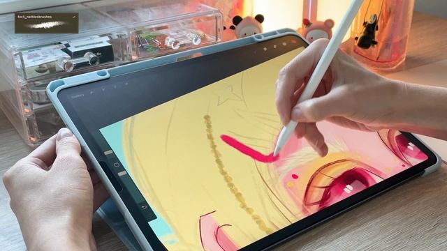 ASMR рисование на IPad смотреть онлайн