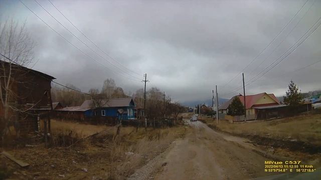Белорецк Проезд по Октябрьскому посёлку 13 04 2022 смотреть онлайн