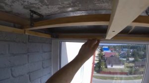 ОБШИВАЕМ БАЛКОН ПВХ ПАНЕЛЯМИ | ЧАСТЬ 4 | ОБШИВКА ПОТОЛКА ПВХ