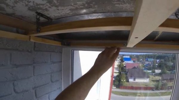 ОБШИВАЕМ БАЛКОН ПВХ ПАНЕЛЯМИ | ЧАСТЬ 4 | ОБШИВКА ПОТОЛКА ПВХ