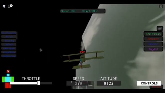 Crashing a plane on a satellite in CS Euphoria Ragdoll (Roblox) смотреть онлайн