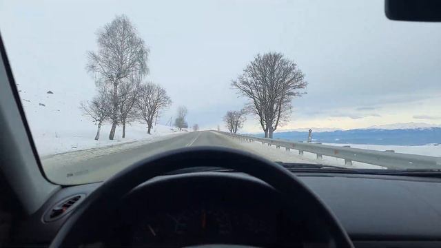 Большой Кавказский хребет после выпадения снега👍 смотреть онлайн