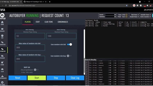 FIFA 22 Ultimate Team | Free AutoBuyer | AutoBuyer Settings | Setup Walkthrough смотреть онлайн