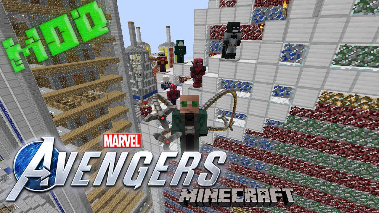 МОД НА МСТИТЕЛЕЙ В МАЙНКРАФТЕ! AVENGERS В MINECRAFT! СУПЕРГЕРОИ!