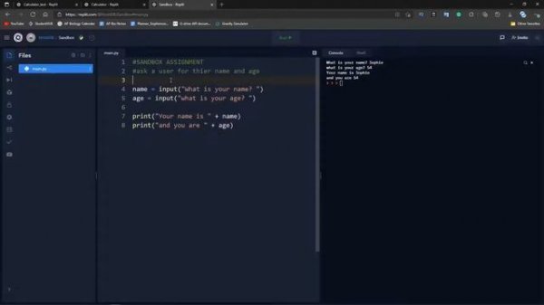 Python Coding Beginner Project: Making a Python Calculator Using Repl.it