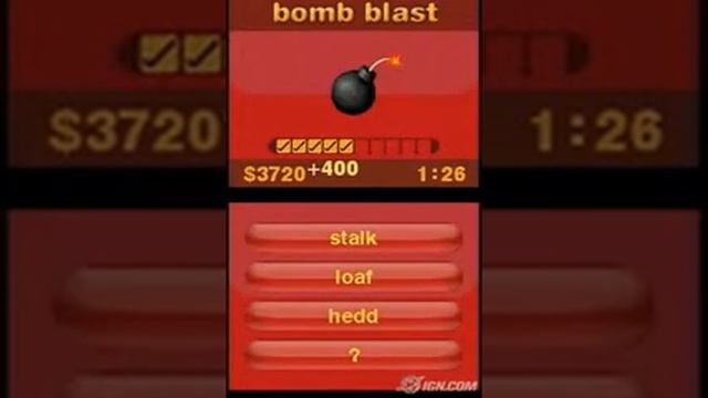 Spelling Challenges and More! Nintendo DS Gameplay - Bomb смотреть онлайн