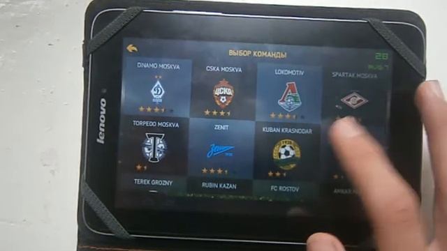 Game FIFA 2015 on Lenovo Idea Tab A2107 смотреть онлайн