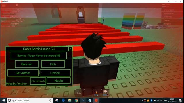 ROBLOX | KOHLS ADMIN HOUSE | BAN/KICK GUI SCRIPT [WORKING!] *2019* *2020* смотреть онлайн