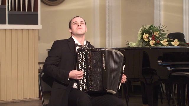 Bach: French Suite No 2 C Minor - BWV 813 ACCORDION Kozytsky Бах до минор Козицкий баян смотреть онлайн