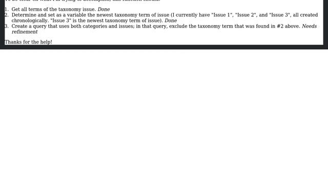 Wordpress: Creating a multi-taxonomy query, excluding the newest (read: highest ID) taxonomy term смотреть онлайн