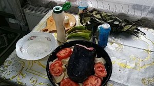 Голова сома в духовке с овощами под майонезом !Мастер класс от Ахмеда маэстро!