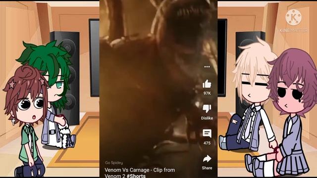 MHA React To Venom []gacha Club []3 Videos []???❤️?
