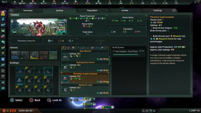Stellaris (ps5) plant hive mind stream, no commentary смотреть онлайн