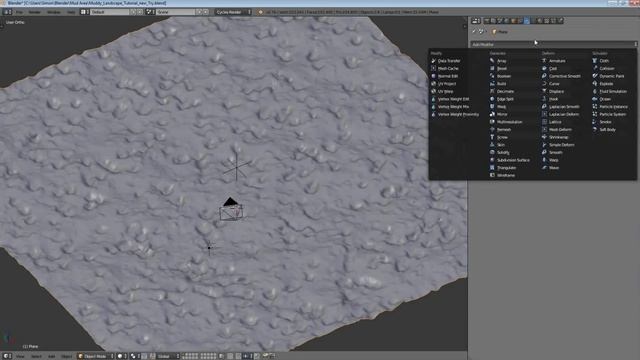 Quick Tip: Create a Muddy Landscape in Blender смотреть онлайн
