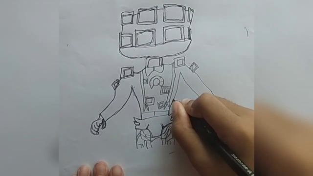 how to draw titan tv man | ultimate titan tv man from skibidi toilet смотреть онлайн