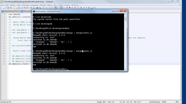 How to MongoDB - Getting Started, Shell Intro смотреть онлайн