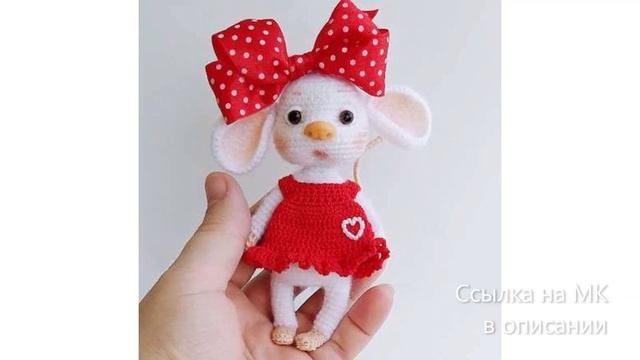 МК по вязанию амигуруми Мышка крючком. Автор: Марина Чиркова смотреть онлайн