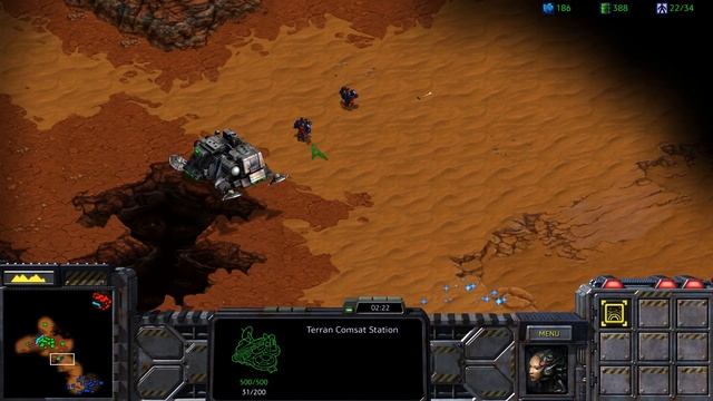 StarCraft Remastered Broodwar Terran Mission 4: Assault on Korhal (Speedrun / Walkthrough) смотреть онлайн