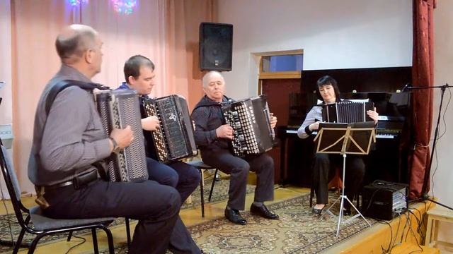 Квартет баянистов г.Новосиль - В землянке (Обр. А.Ольта) смотреть онлайн