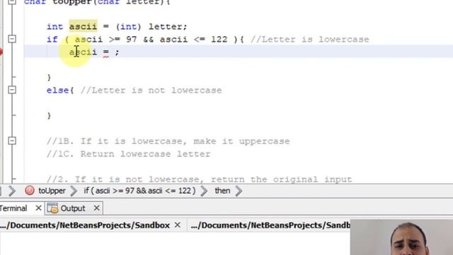 Function Example in C: Character toUpper смотреть онлайн
