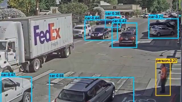 Crossroad Car and Pedestrian detection demo - Deep Learning Toolkit for LabVIEW смотреть онлайн