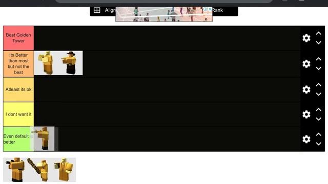 Roblox TDS golden tower tier list смотреть онлайн