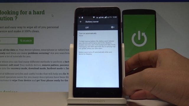 How to Battery Saver on Goclever Quantum 2 500N - Power Saving Mode |HardReset.Info смотреть онлайн