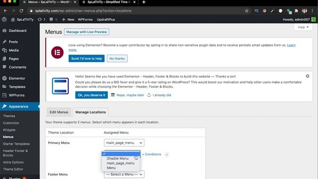 Conditional Menus In WordPress (Get Dual Menus with Themify Plugin ) смотреть онлайн