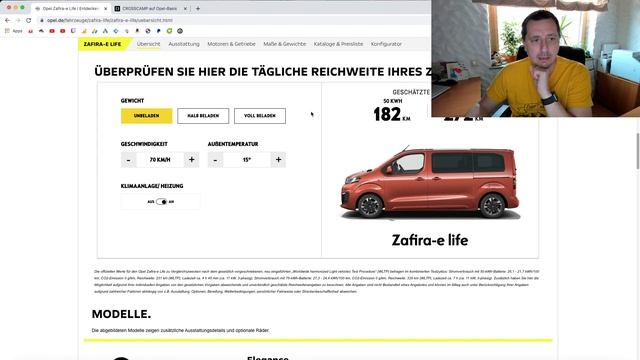 Mit dem Opel Zafira-E zum Camping?! Ein E-Bus für Camper? смотреть онлайн