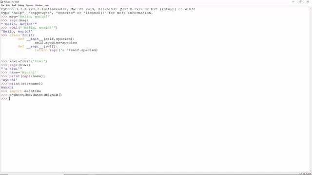 Python repr Function Practical смотреть онлайн