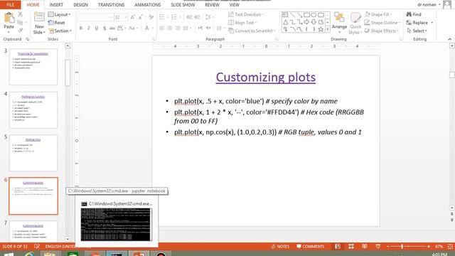 118. Customizing plots in maplotlib - specifying color, style, marker смотреть онлайн