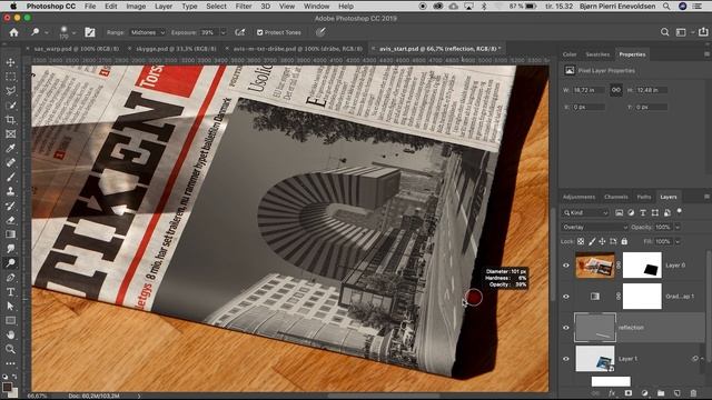 REPLACE AN IMAGE IN PHOTOSHOP, AND CREATE WATERDROPS IN PHOTOSHOP CC 2019 смотреть онлайн