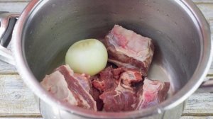 Шурпа из говядины - вкусная и сытная! Простой рецепт говяжьего супа!