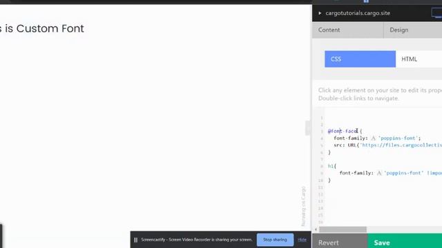 How to Add Custom Fonts in Cargo Collective | Easy Tutorial(with code) смотреть онлайн