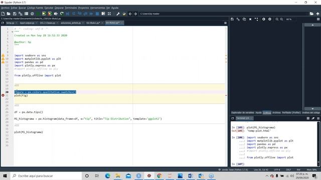 CDD Py Uso de Plotly en Spyder смотреть онлайн
