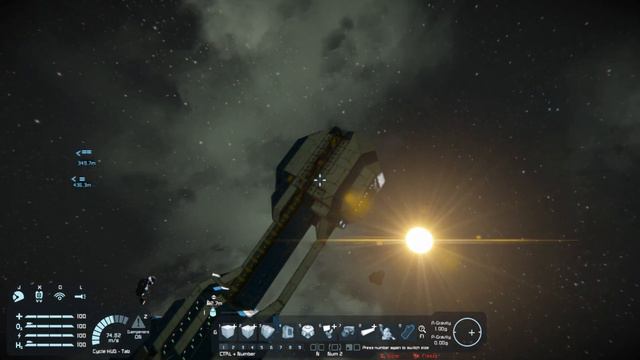 Space Engineers gravity motor vs large blue ship, more blast door! смотреть онлайн