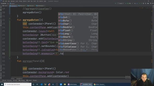 Crear un botón Swing JButton VS AWT Button (Curso de Kotlin desde cero [79])??? смотреть онлайн