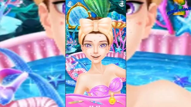 Mermaid Girl Salon-Girls Games - Android gameplay Movie apps free best Top Film Video Game Teenager смотреть онлайн