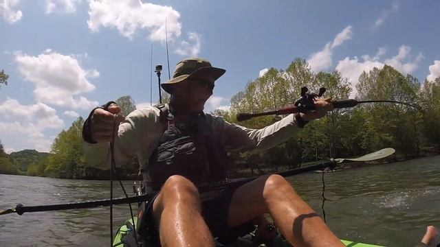 North Fork Holston River Float | Kayak Bass Fishing - BigBaitPosse смотреть онлайн