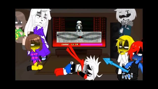 Undertale Reacts To VHS Sans ||⊗??????_???⊗||
