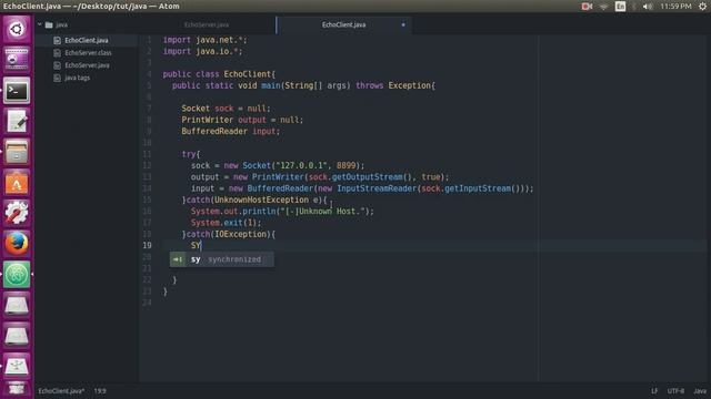 Echo Client in Java - #14 смотреть онлайн