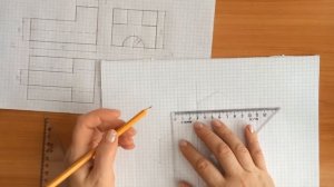 Построение изометрии по трем видам проекции