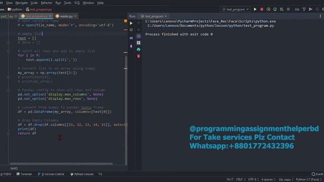 Client Work(Python)|Test Programm Project Output Video смотреть онлайн