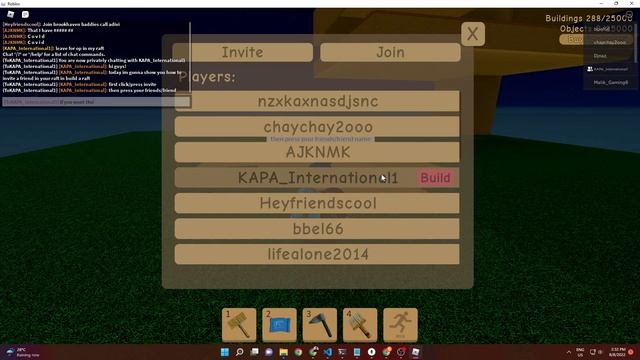 how to invite/join friends in build a raft roblox 2022 смотреть онлайн