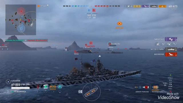 World of Warships Legends | Sabaton Bismarck смотреть онлайн