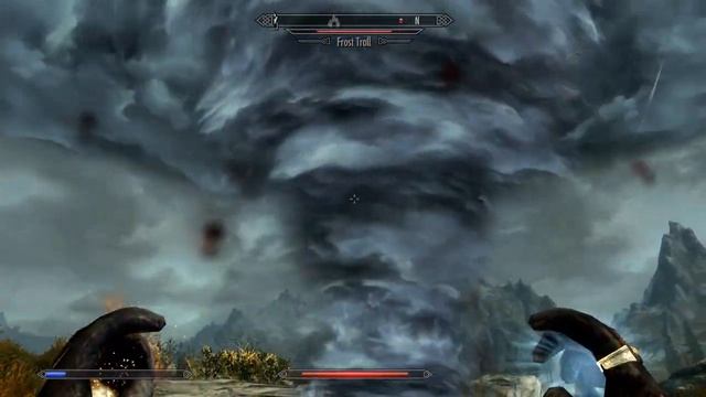 Skyrim SE - Amazing Tornado spell! (Apocalypse mod) смотреть онлайн